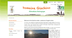 Desktop Screenshot of domaine-giachino.fr