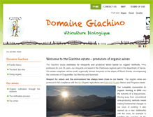 Tablet Screenshot of domaine-giachino.fr